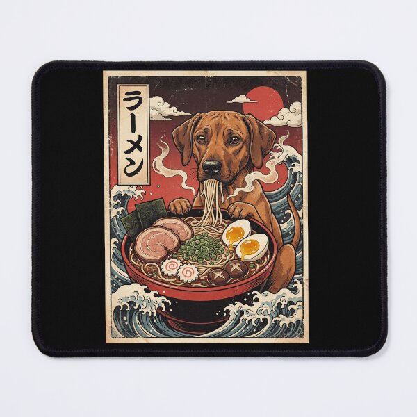 Item preview, Vintage Rhodesian Ridgeback Ramen Japanese Kawaii Anime Dog Lover designed and sold by TerryConnells.