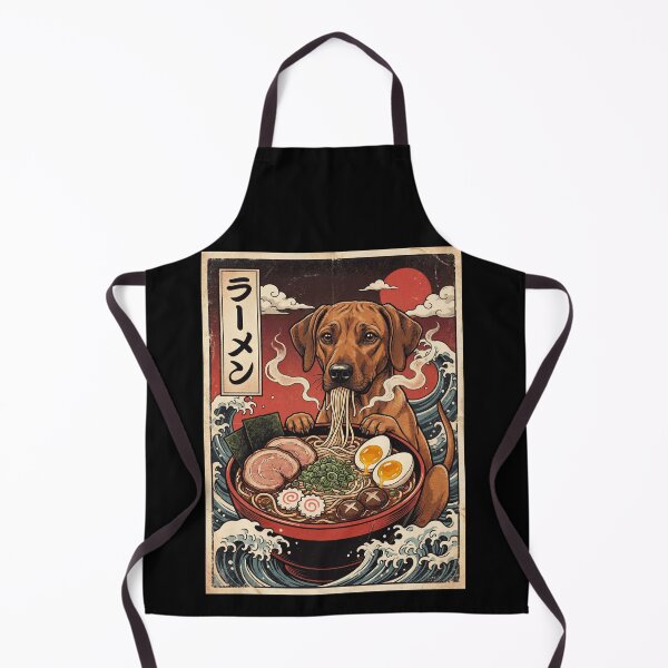Item preview, Vintage Rhodesian Ridgeback Ramen Japanese Kawaii Anime Dog Lover designed and sold by TerryConnells.