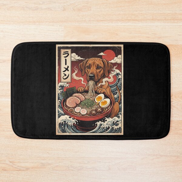 Item preview, Vintage Rhodesian Ridgeback Ramen Japanese Kawaii Anime Dog Lover designed and sold by TerryConnells.
