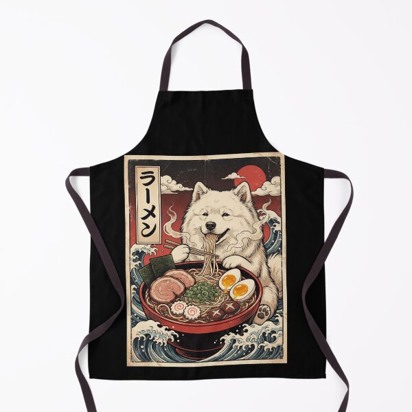 Item preview, Vintage Samoyed Ramen Japanese Kawaii Anime Dog Lover designed and sold by TerryConnells.