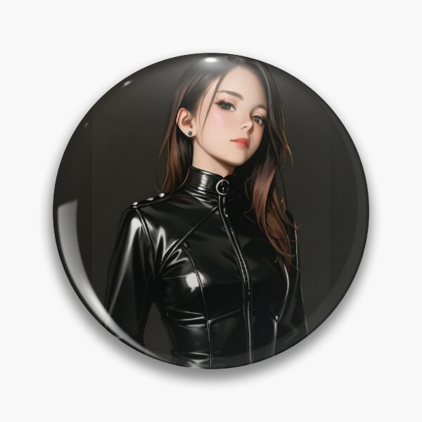 Item preview, Urban Rebel Muse – Sleek Leather & Lace Aesthetic designed and sold by AnimeShin.