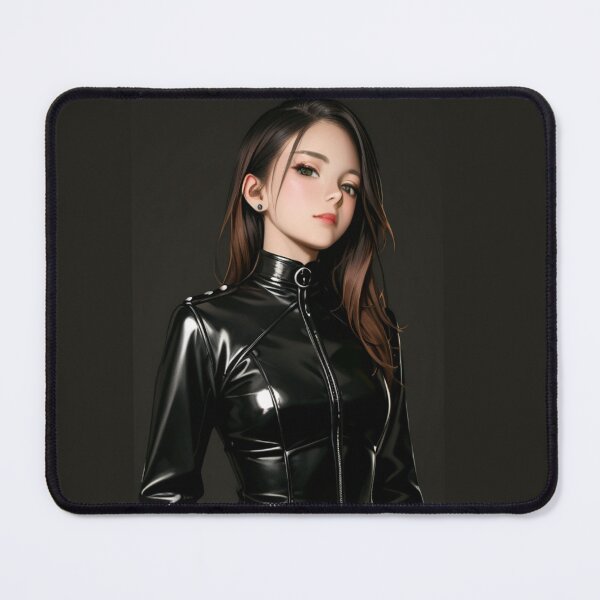 Item preview, Urban Rebel Muse – Sleek Leather & Lace Aesthetic designed and sold by AnimeShin.