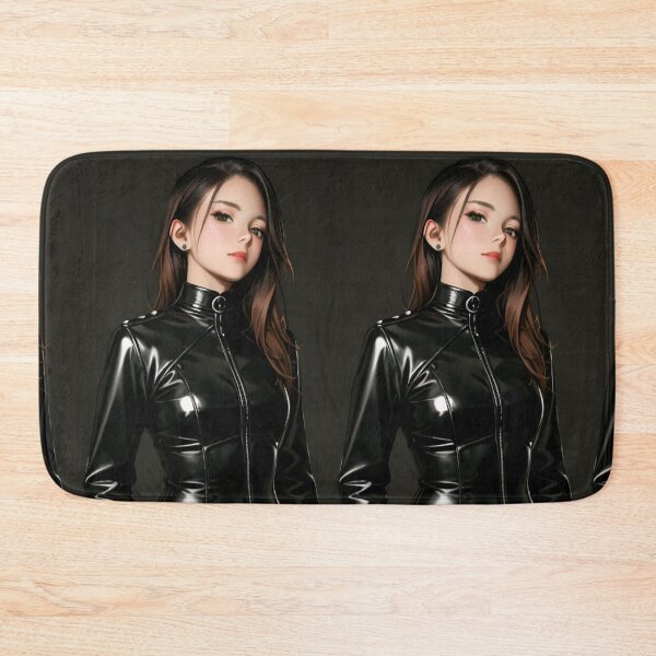 Item preview, Urban Rebel Muse – Sleek Leather & Lace Aesthetic designed and sold by AnimeShin.