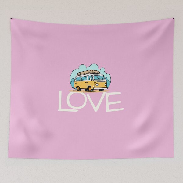Item preview, Simply Love Wanderlust Camper Van – Retro Road Trip Design designed and sold by Teacuppupdesign.
