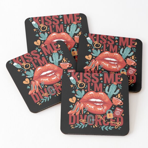 Item preview, Divorce Kiss Me Im Divorced funny divorce finally designed and sold by LuminOrb.