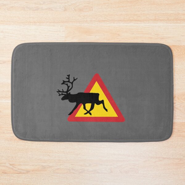 Item preview, Reindeer Warning traffic Sign in Sweden - Traffic sign designed and sold by Aurealis Creatief.