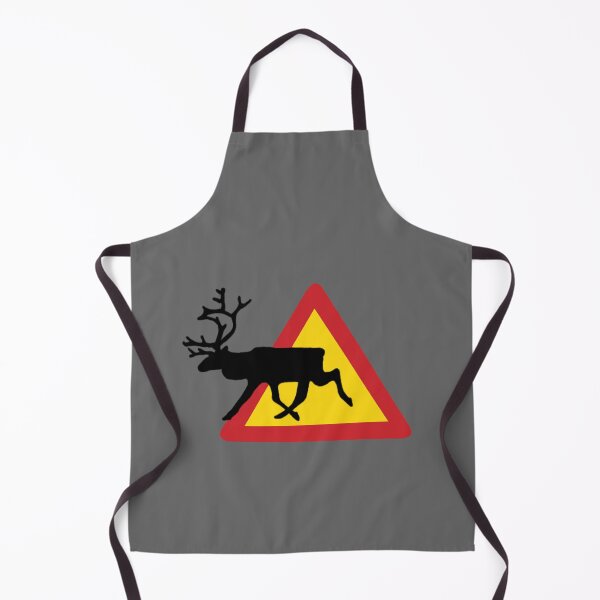 Item preview, Reindeer Warning traffic Sign in Sweden - Traffic sign designed and sold by Aurealis Creatief.