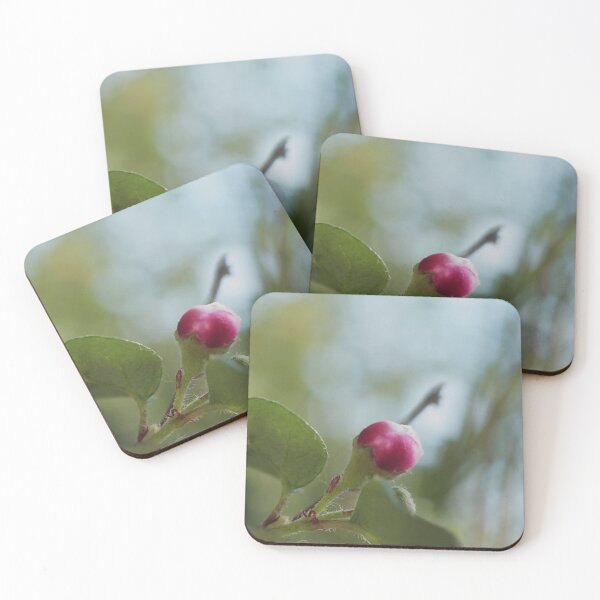 Item preview, Tiny Pink Bud Macro - Cottagecore Nature Photography designed and sold by vikko-art.