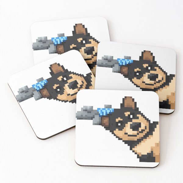 Item preview, Dog with smile face designed and sold by raptoronboard.