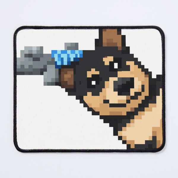 Item preview, Dog with smile face designed and sold by raptoronboard.