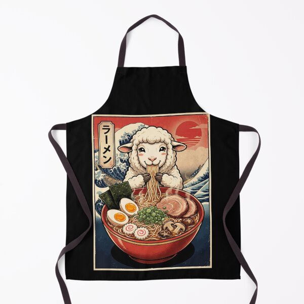 Item preview, Vintage Sheep Ramen Japanese Kawaii Anime Animal Lover designed and sold by TerryConnells.