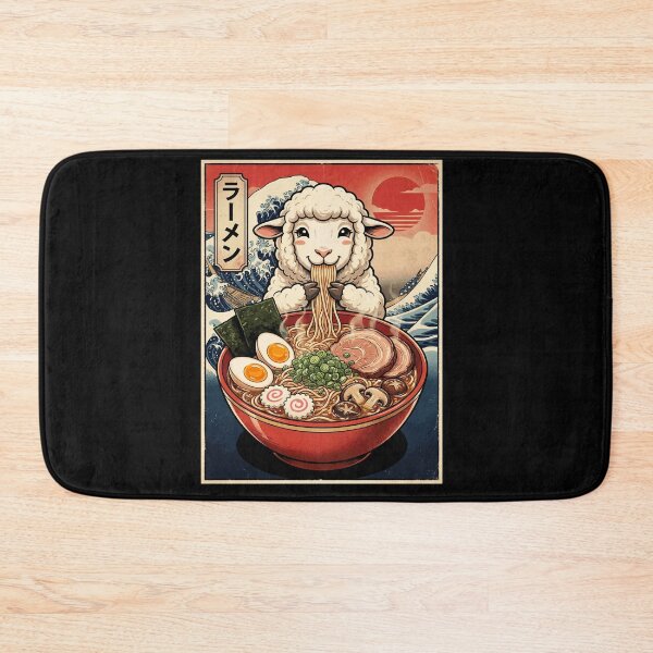 Item preview, Vintage Sheep Ramen Japanese Kawaii Anime Animal Lover designed and sold by TerryConnells.