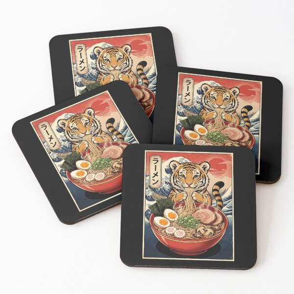 Item preview, Vintage Tiger Ramen Japanese Kawaii Anime Animal Lover designed and sold by TerryConnells.