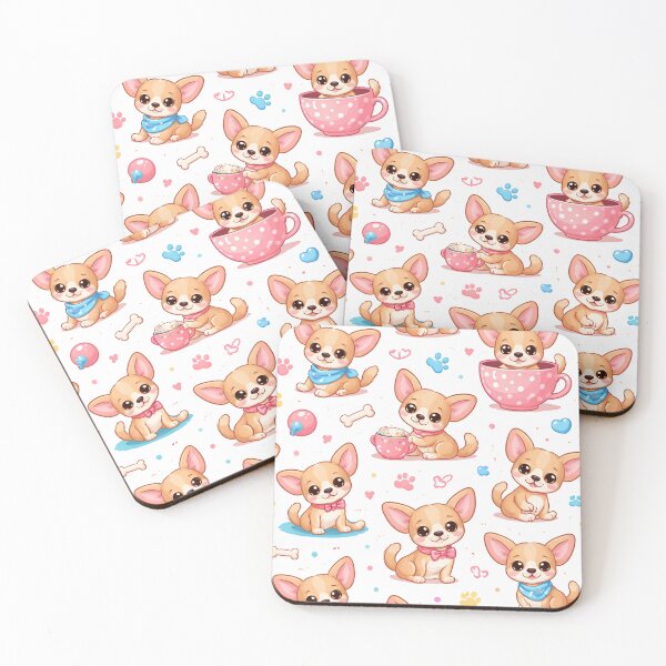 Item preview, Chihuahua pattern designed and sold by RiaBubble.