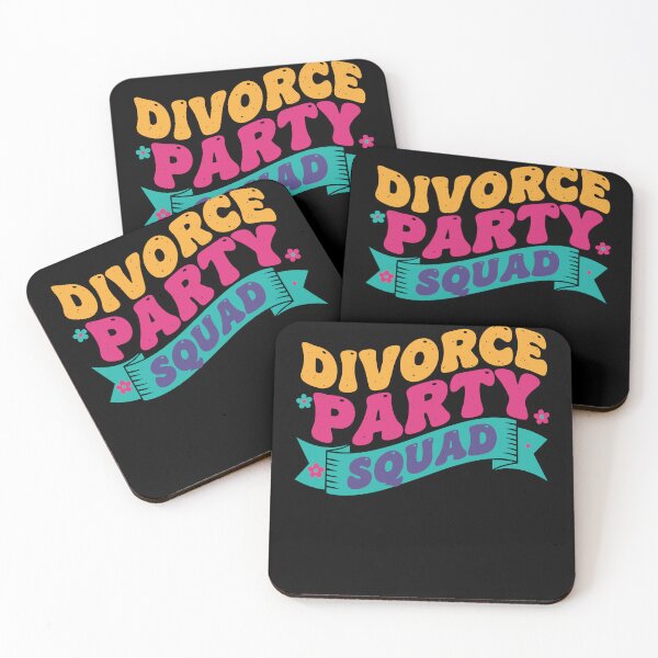 Item preview, Divorce Party Squad freshly divorced divorce humor designed and sold by LuminOrb.