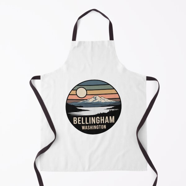 Item preview, Bellingham Washington: Mountain Landscape Badge designed and sold by CircinusStore.