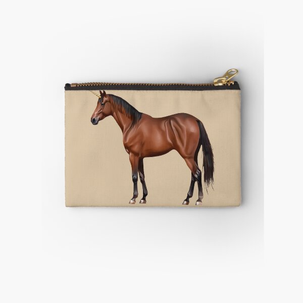 Item preview, Magical realistic unicorn, standing bay brown designed and sold by HA-Design-Kunst.