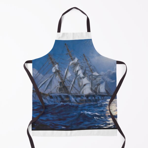 Item preview, Wavertree sailing under a full moon designed and sold by Mackenzie Moulton International Artist .