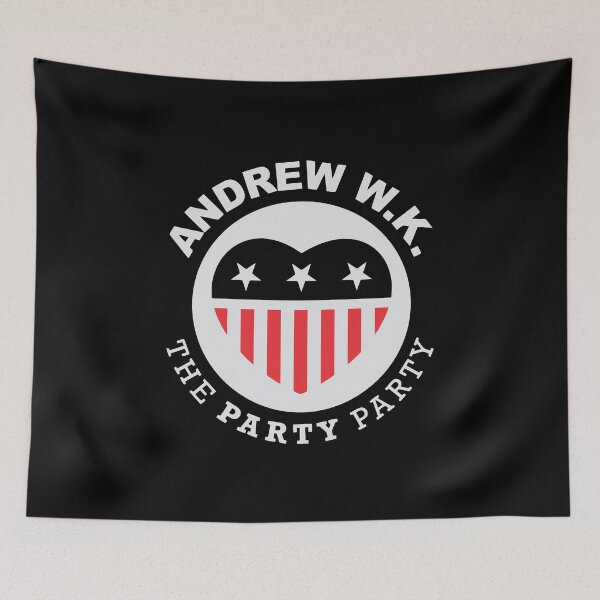 Item preview, Grayscale Andrew W.K. Cityscape designed and sold by Mirzahorse.