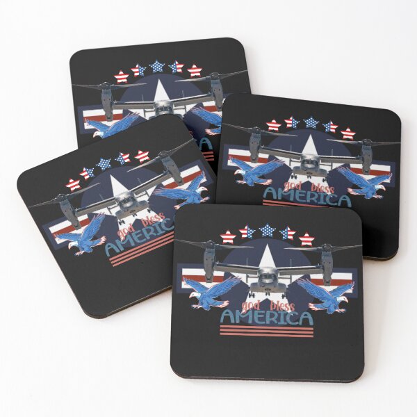 Item preview, God Bless America Osprey Aviation Shirt designed and sold by Emberglowo.