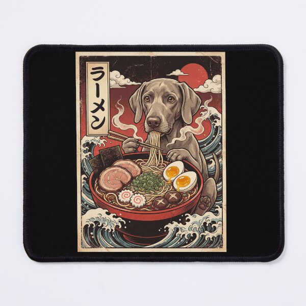 Item preview, Vintage Weimaraner Ramen Japanese Kawaii Anime Dog Lover designed and sold by TerryConnells.