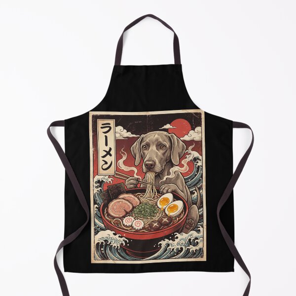 Item preview, Vintage Weimaraner Ramen Japanese Kawaii Anime Dog Lover designed and sold by TerryConnells.