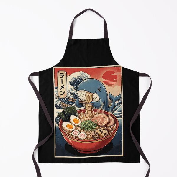 Item preview, Vintage Whale Ramen Japanese Kawaii Anime Animal Lover designed and sold by TerryConnells.