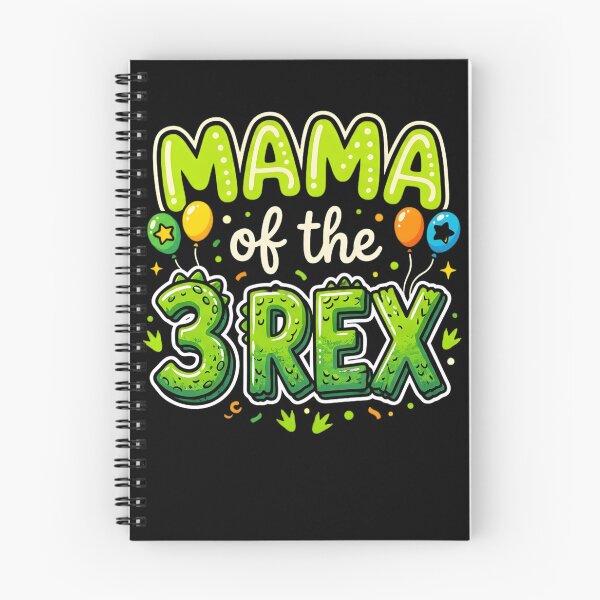 Item preview, Mama of The Three Rex Birthday Dinosaur Family designed and sold by THREE LITTLE BEANS.