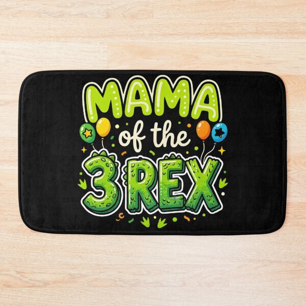 Item preview, Mama of The Three Rex Birthday Dinosaur Family designed and sold by THREE LITTLE BEANS.