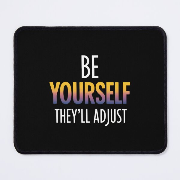 Item preview, Be Yourself They'll Adjust LGBTQ Non-Binary Flag Genderqueer designed and sold by FaithAbbott.