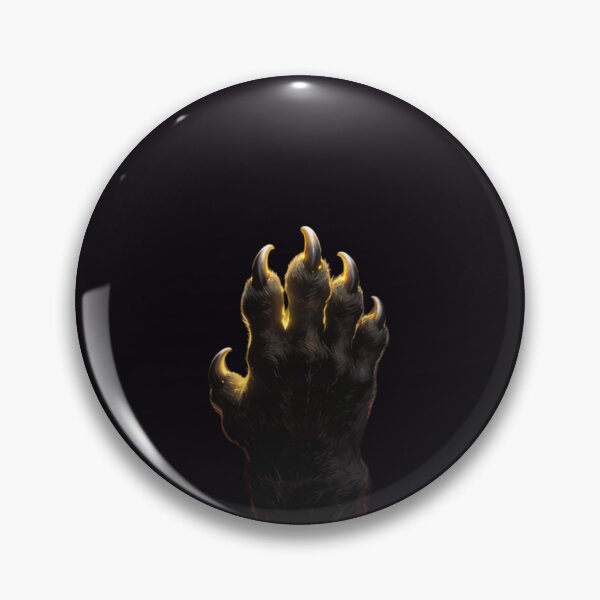 Item preview, Holy Wolf Claw Raised at Dark Sacred Altar designed and sold by GeoWhimsy Studio.