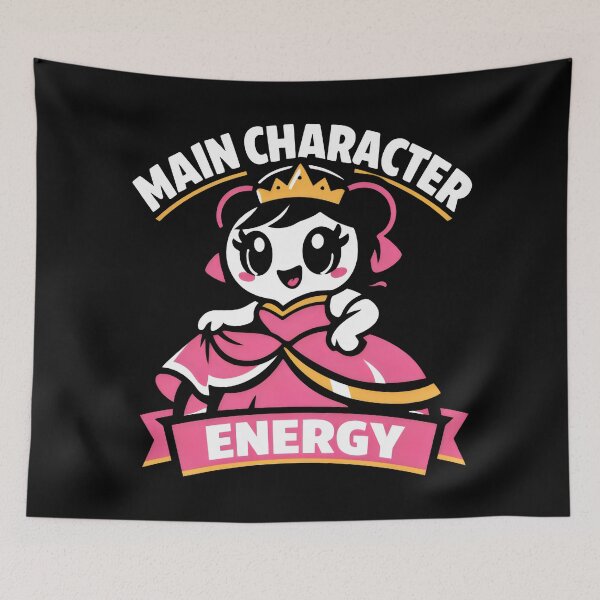Item preview, Main Character Energy Cute Aesthetic for Self Love designed and sold by SplashTastic.