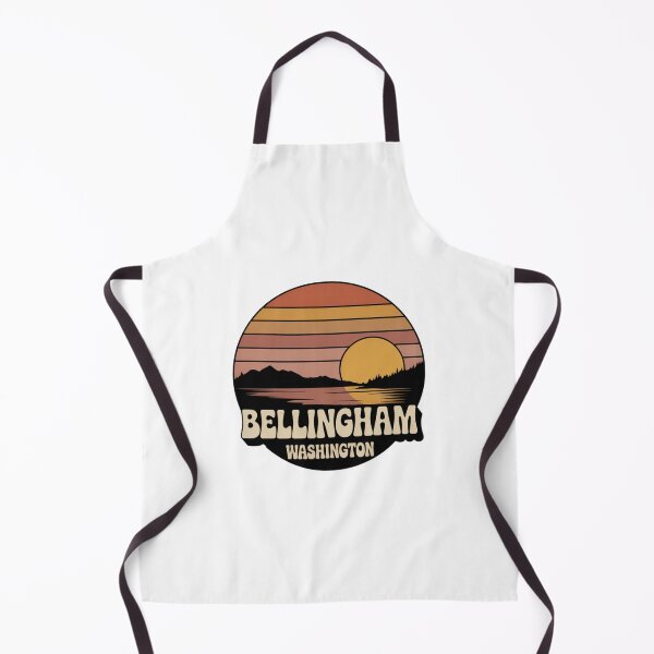 Item preview, Bellingham Washington: Warm Sunset Landscape Badge designed and sold by CircinusStore.