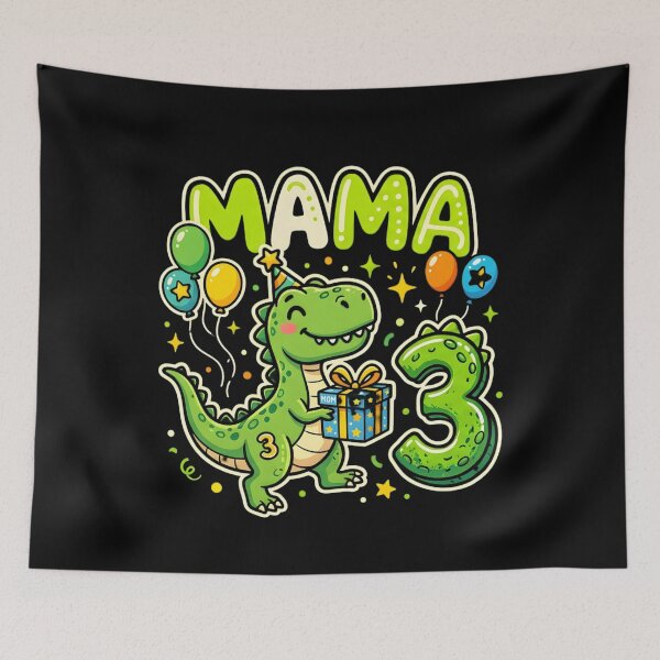 Item preview, Mama of The Three Rex Birthday Dinosaur Family designed and sold by THREE LITTLE BEANS.