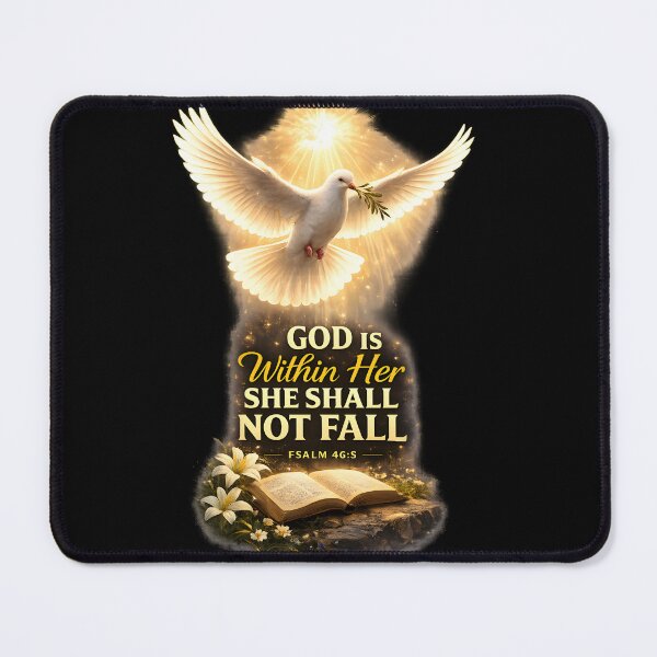 Item preview, God Is Within Her She Shall Not Fall — Psalm 46:5 designed and sold by AbidingCreatives.