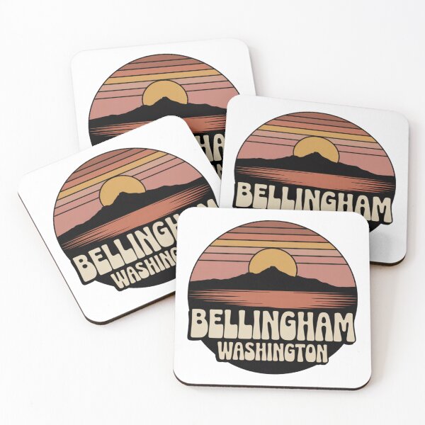 Artikelvorschau, Bellingham, Washington: Warme Sonnenuntergangslandschaft entworfen und verkauft von CircinusStore.