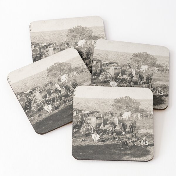 Item preview, Cowboy Roundup Mess Scene Vintage Western Camp Photo designed and sold by TheSoulOfArt.