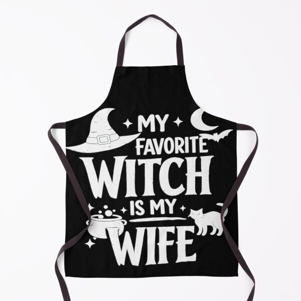 Aperçu de l'œuvre Halloween de White Witty Wife - Ma sorcière préférée, c'est ma femme créée et vendue par myforestfog.