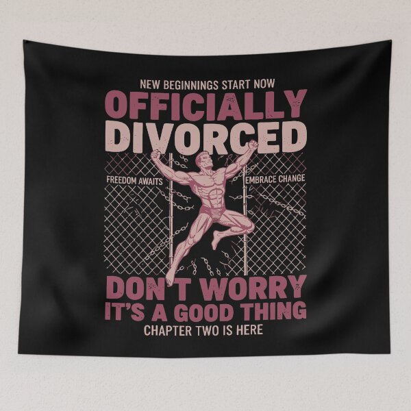 Aperçu de l'œuvre Divorce Officiellement divorcé(e) Récemment divorcé(e) Divorce créée et vendue par LuminOrb.