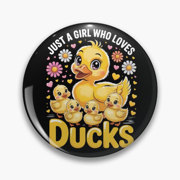 Item preview, Cute Duck Lover Just A Girl Who Loves Ducks T-Shirt, Funny Duck Shirt, Duck Fan shirt, Funny Duck Lover Gift, Funny Animal Lover  designed and sold by THREE LITTLE BEANS.