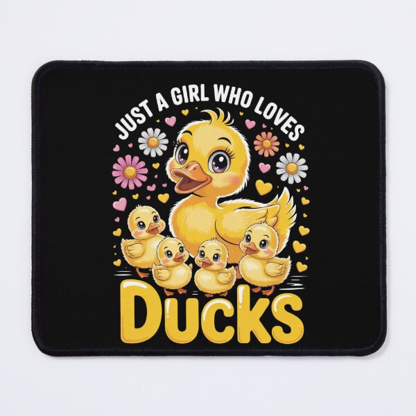 Item preview, Cute Duck Lover Just A Girl Who Loves Ducks T-Shirt, Funny Duck Shirt, Duck Fan shirt, Funny Duck Lover Gift, Funny Animal Lover designed and sold by THREE LITTLE BEANS.