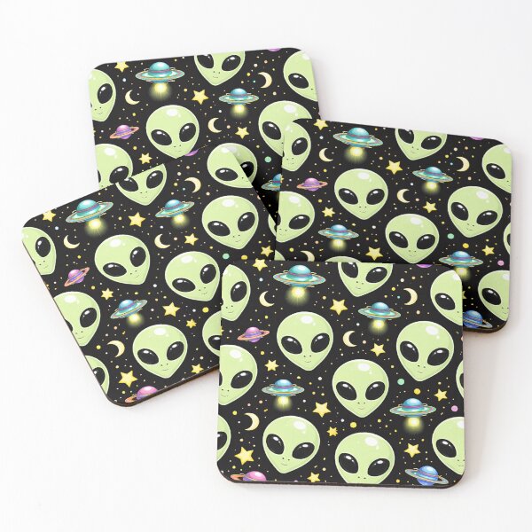 Item preview, Alien pattern designed and sold by RiaBubble.