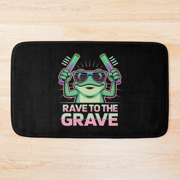 Item preview, Rave To The Grave Party Animal Neon Aesthetic designed and sold by SplashTastic.