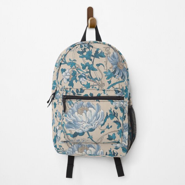 Item preview, Blue White Chinoiserie Floral Pattern – Elegant Asian Botanical Seamless Design designed and sold by Tamas Das.