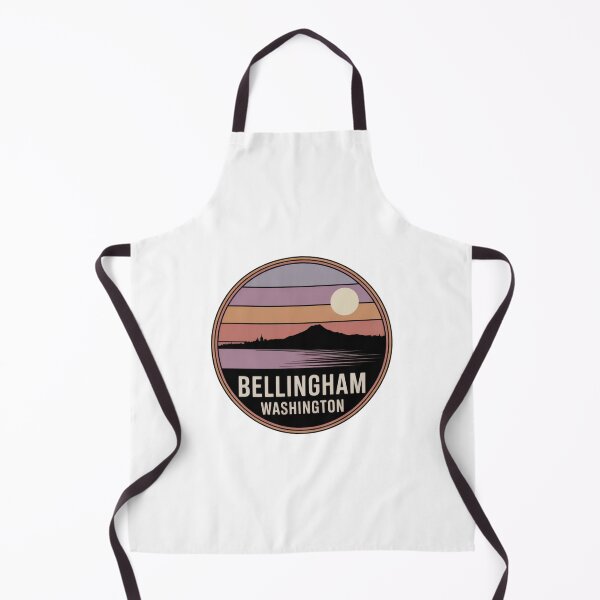 Item preview, Bellingham Washington: Colorful Mountain Sunset Badge designed and sold by CircinusStore.