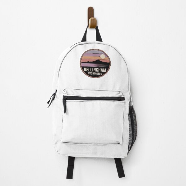 Item preview, Bellingham Washington: Colorful Mountain Sunset Badge designed and sold by CircinusStore.