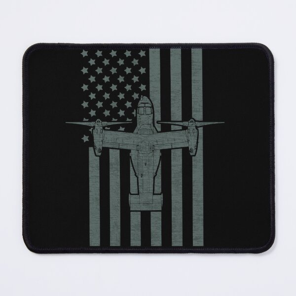Item preview, Distressed Osprey American Flag Aviation Shirt designed and sold by Emberglowo.