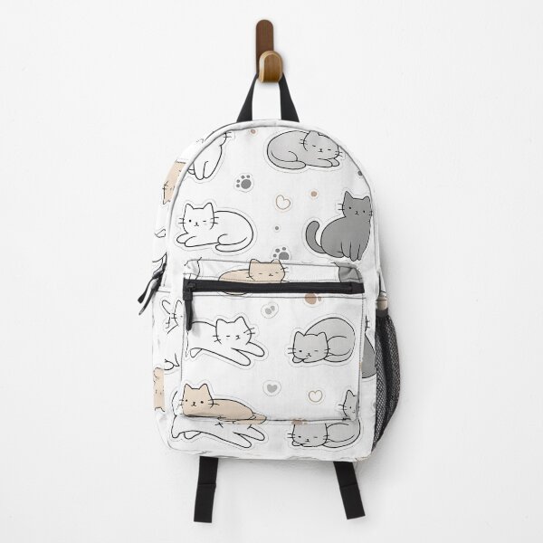 Item preview, Kawaii Cat Sticker Pack – Cute Minimal Cat Pattern designed and sold by blankTeeShirt.