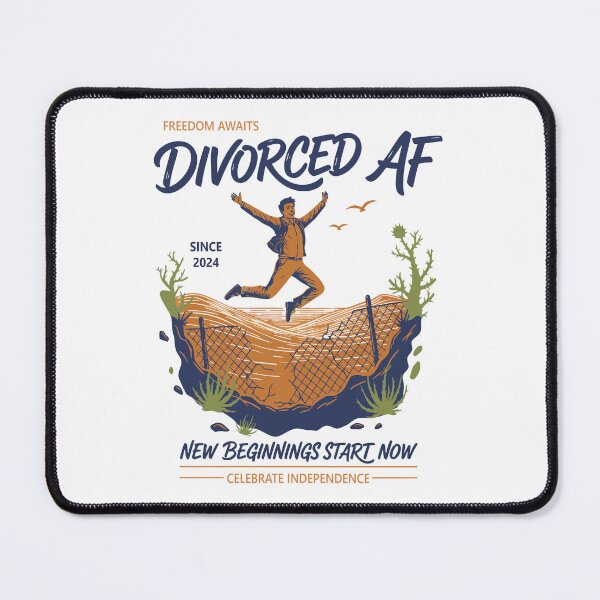 Item preview, Divorce Divorced AF Freedom Awaits Finally designed and sold by LuminOrb.