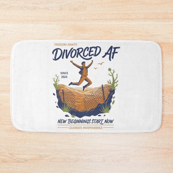 Item preview, Divorce Divorced AF Freedom Awaits Finally designed and sold by LuminOrb.
